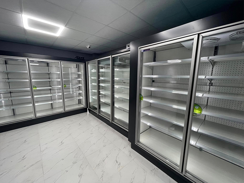 Vitrine frigorifice refrigerare si congelare cu usi batante