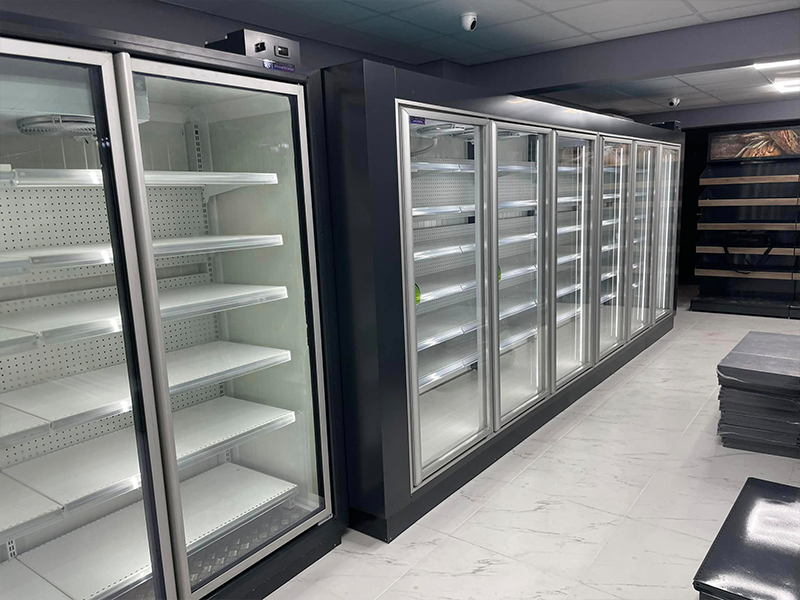 Vitrine frigorifice refrigerare si congelare cu usi batante